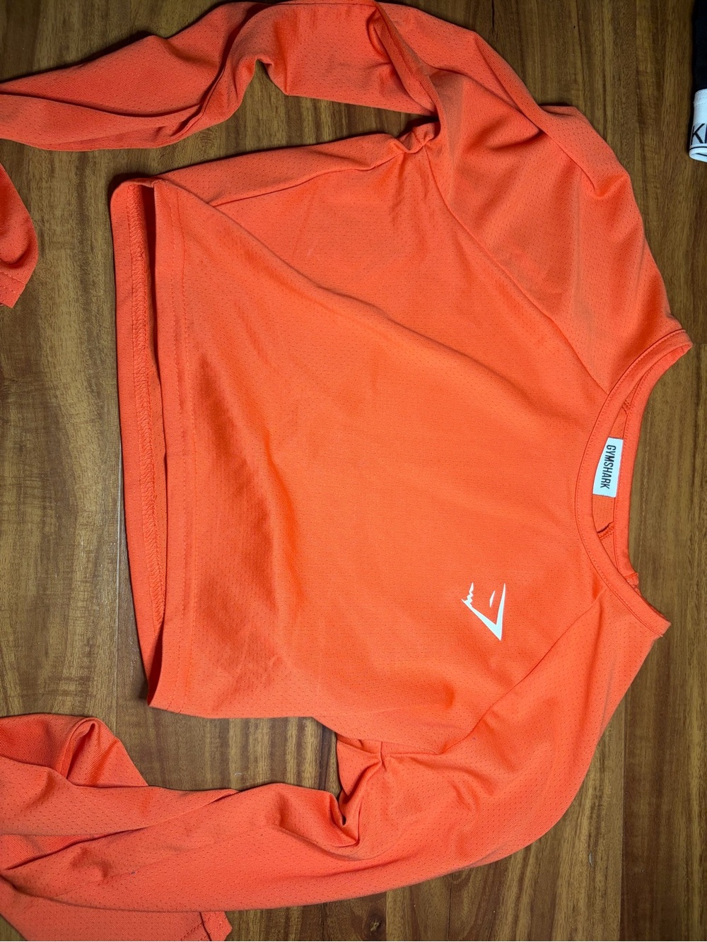 Gymshark Neon Orange Performance Crop Top